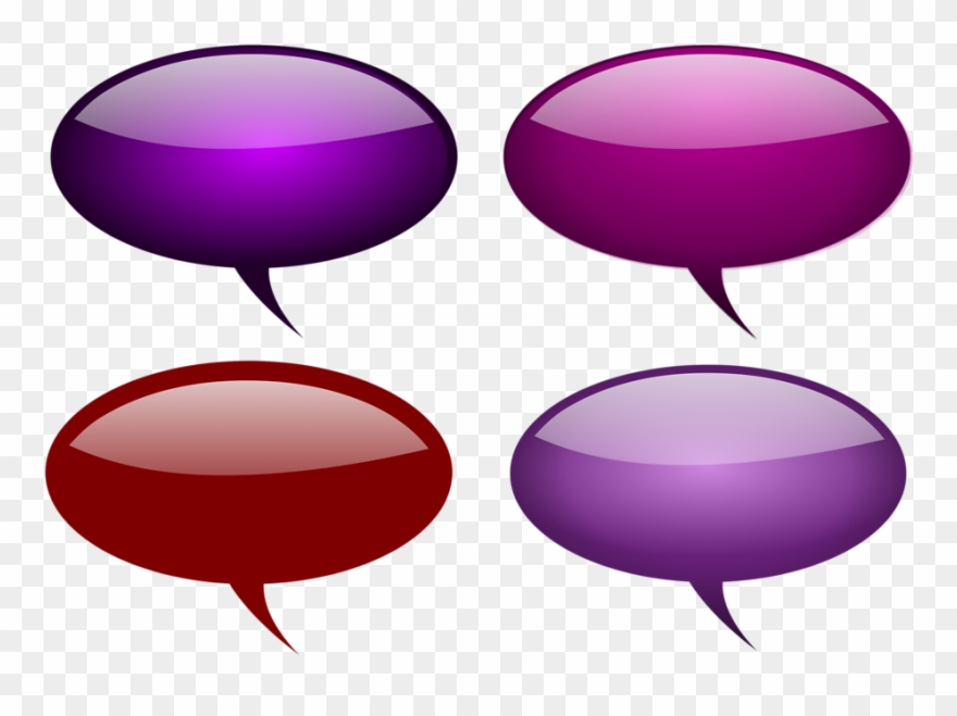 Free Stock Photos - Glossy Speech Bubble Clipart