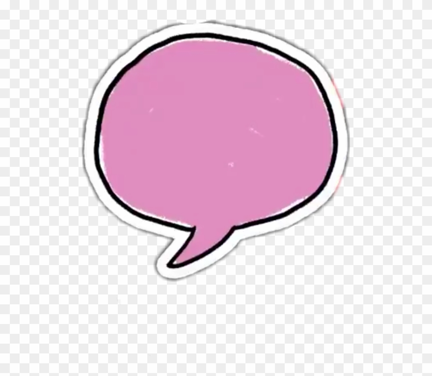Speech Bubble Clipart Pink - Heart Lilac - Png Download