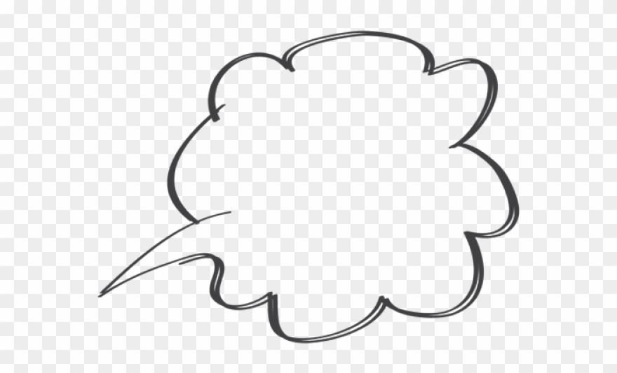 Speech Bubble Clipart Doodle - Comic Speech Bubble Png Transparent Png