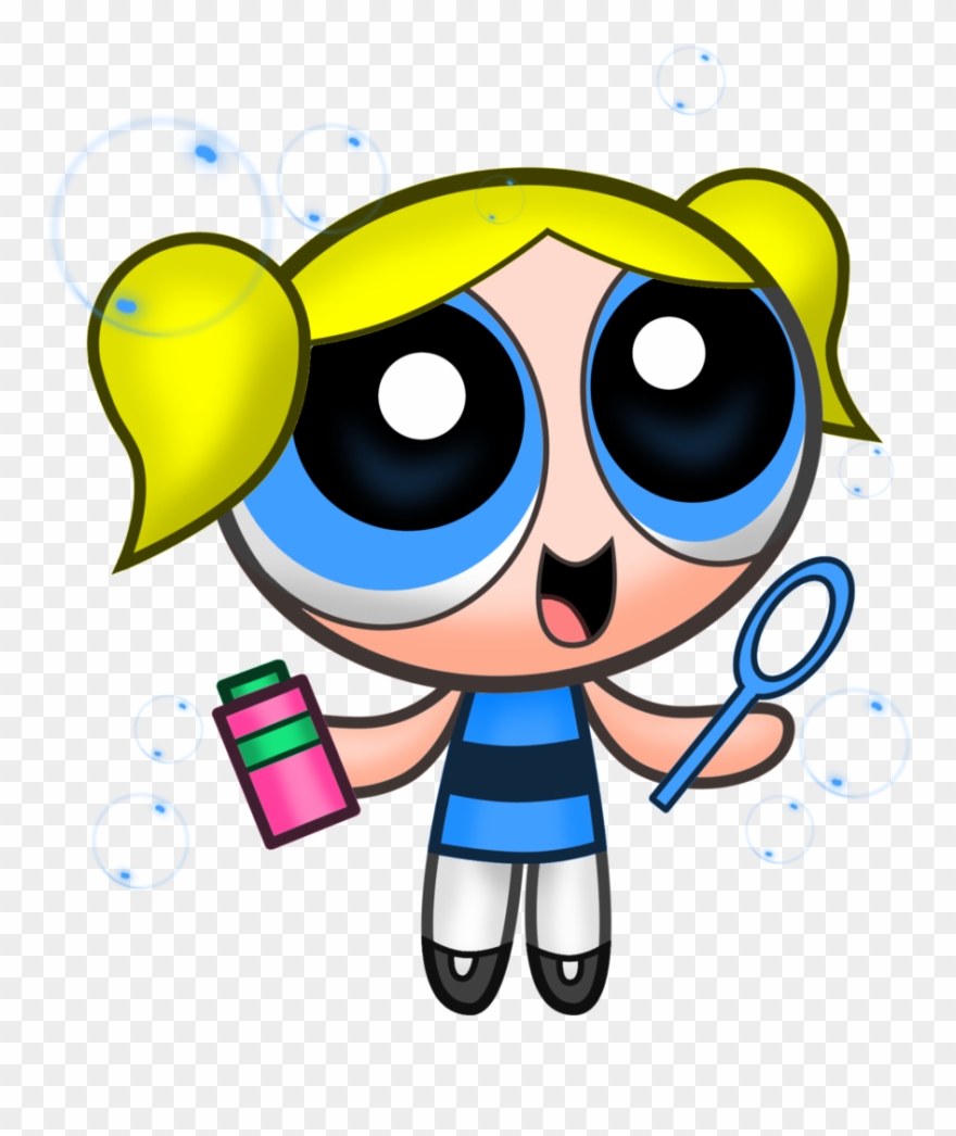 I Love To Make Bubbles - Powerpuff Girls Bubbles Drawings Clipart