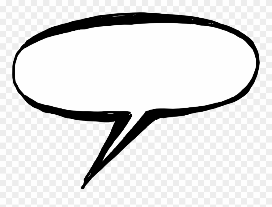 Drawn Bubble Book Png - Balloon Speech Draw Png Clipart