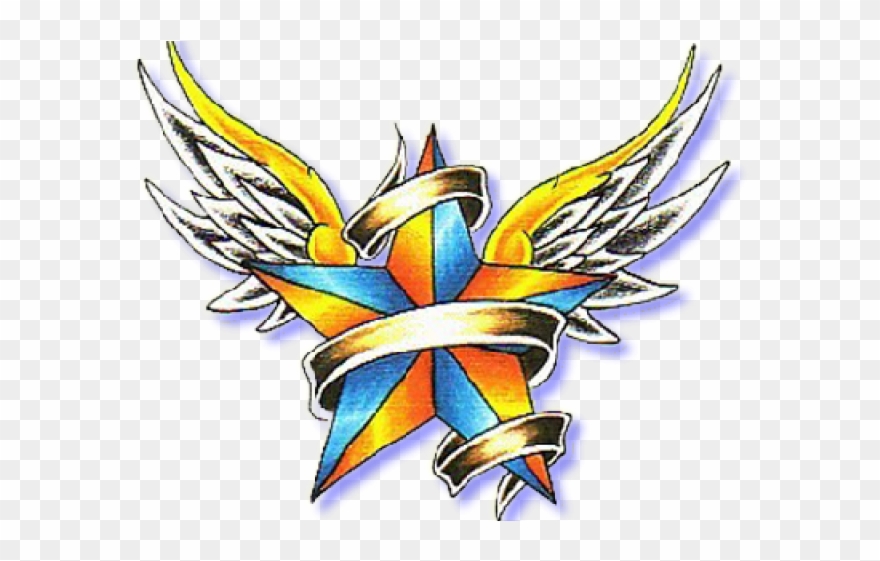 Star Tattoo Designs Png Clipart