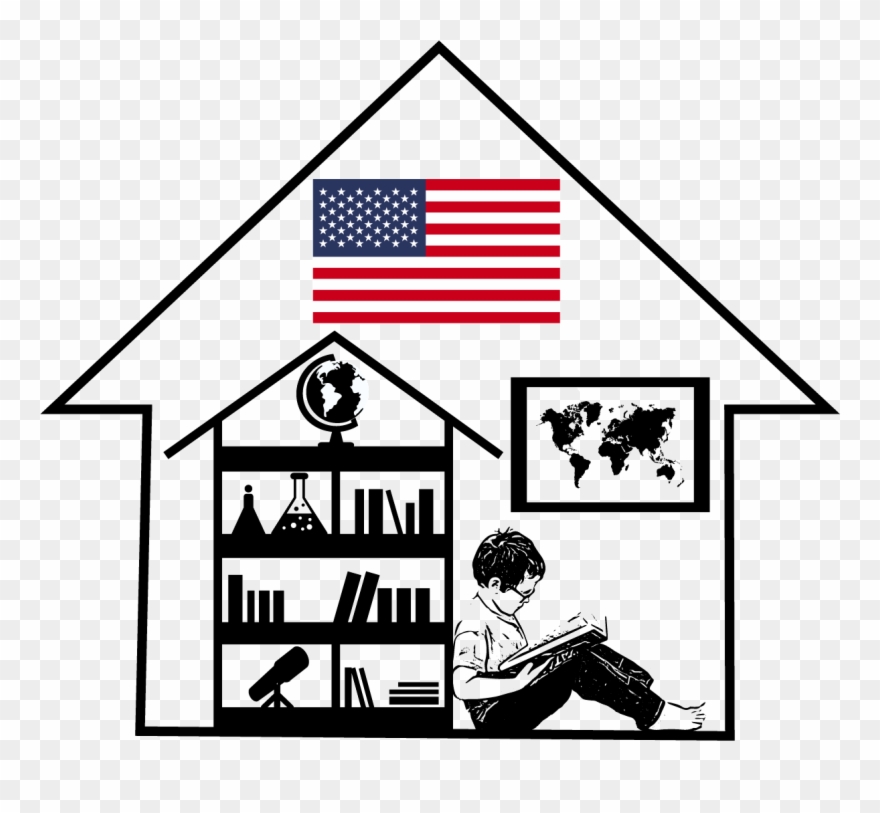 Military Homeschoolers Of America - Subdued Us Flag Tactical Sticker Clipart