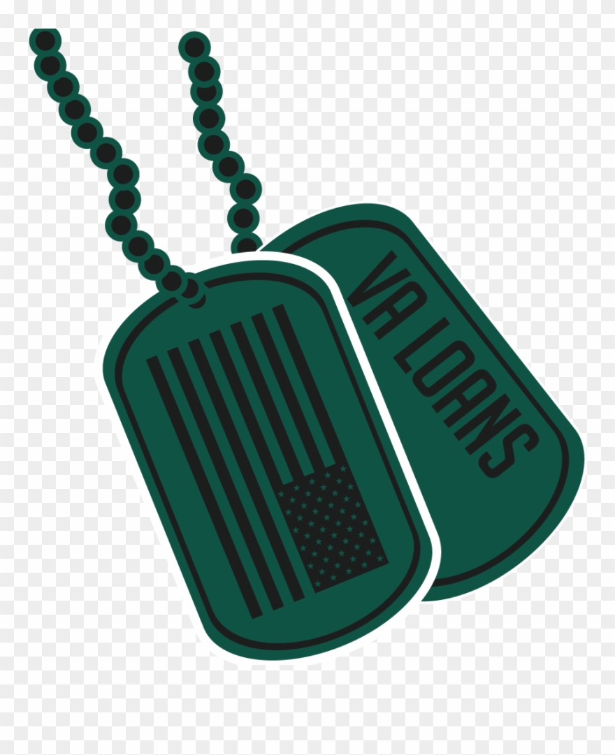 Va Dog Tag Graphic Clipart