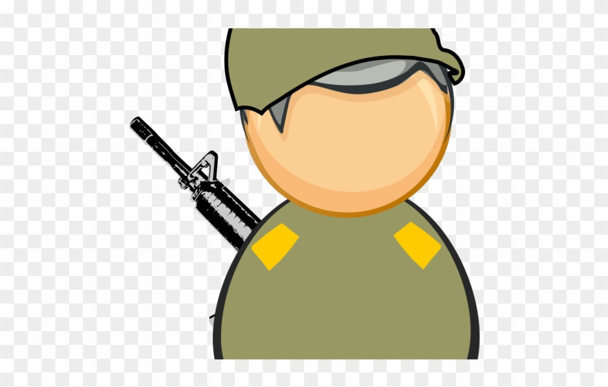 Army Clipart Transparent - Icone Soldat - Png Download