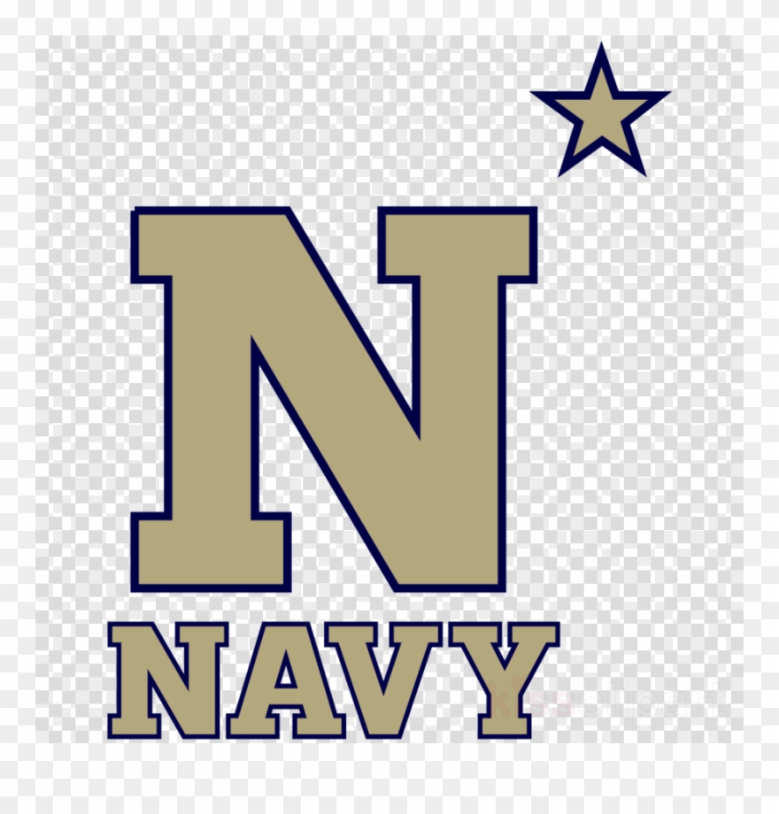 Download Navy Football Logo Clipart United States Naval - Navy Midshipmen - Png Download