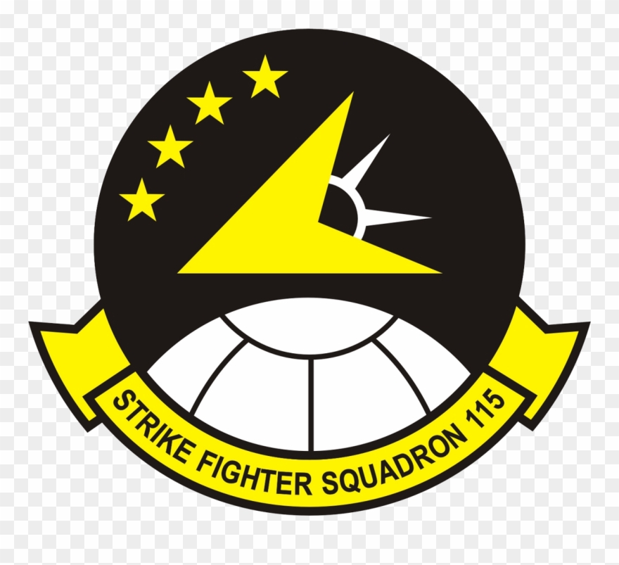Strike Fighter Squadron 115 Insignia 1996 - Rhino Squadron Coin Clipart
