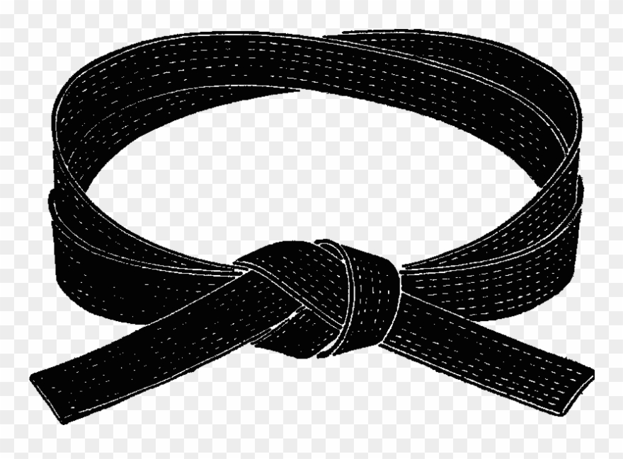 Karate Black Belt Clipart