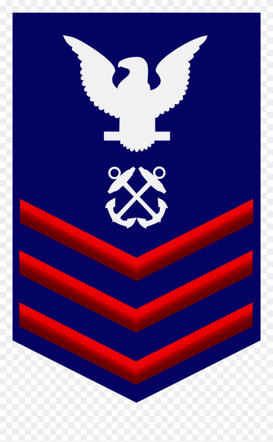 United States Coast Guard Recruit Study Guide - First Class Petty Officer Insignia Clipart