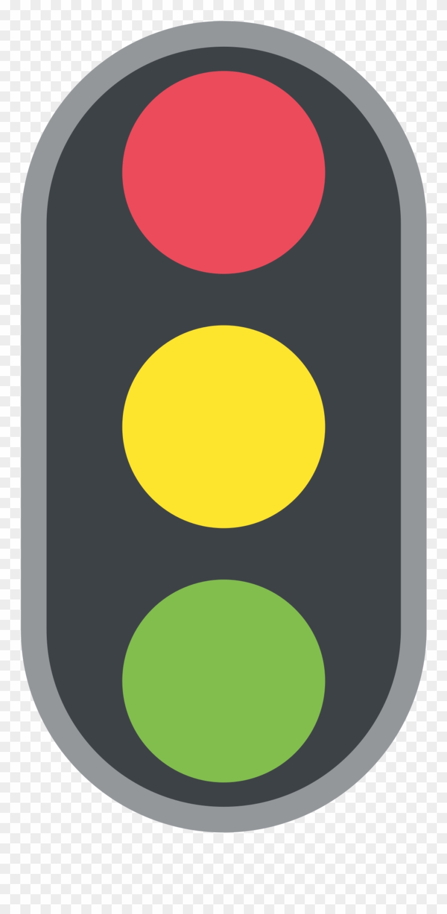 Traffic Light Template 4, Buy Clip Art - Traffic Light Emoji - Png Download