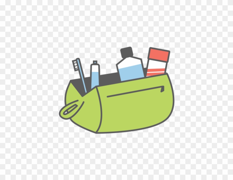 Toiletries Bag Clipart - Png Download