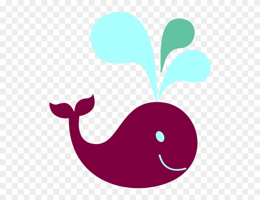 Whale Clip Art At - Ballena Prediseñada - Png Download