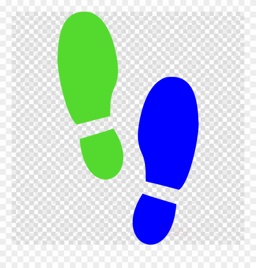 Download Green Shoe Prints Clipart Shoe Clip Art Footprint - Vector Graphics - Png Download