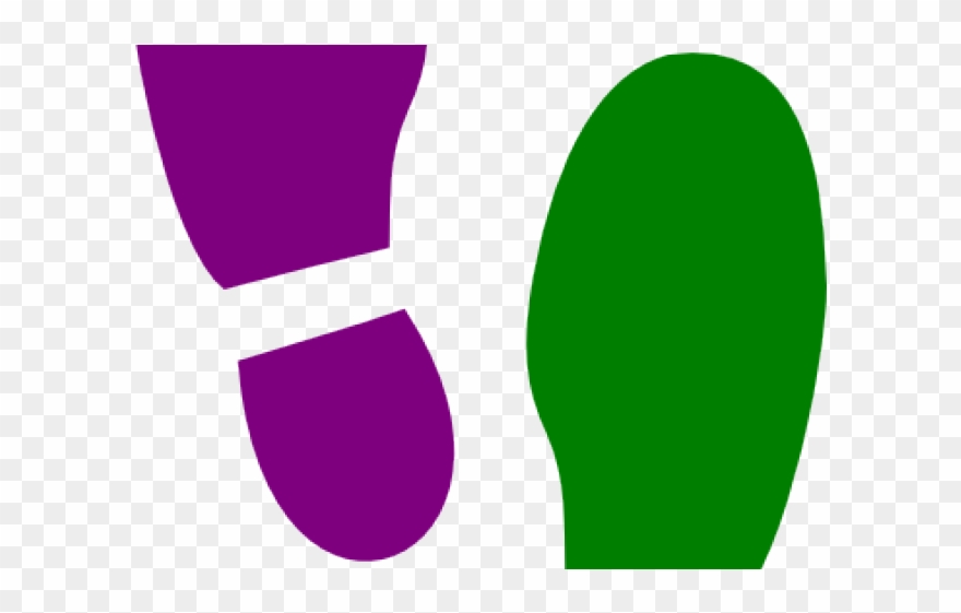 Footprint Clipart Walking - Walking - Png Download