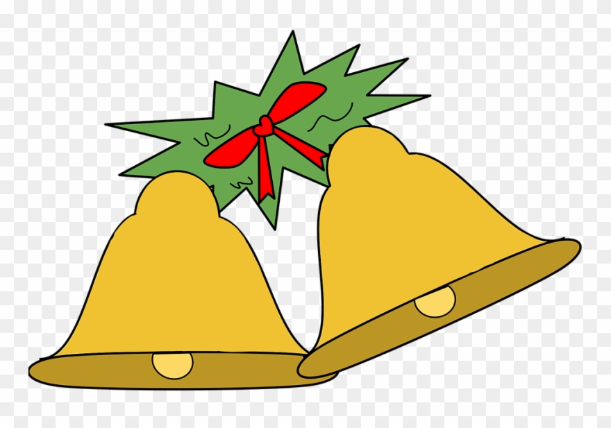 Christmas Bell Clipart Christams - Clip Art Lonceng Natal Png Transparent Png