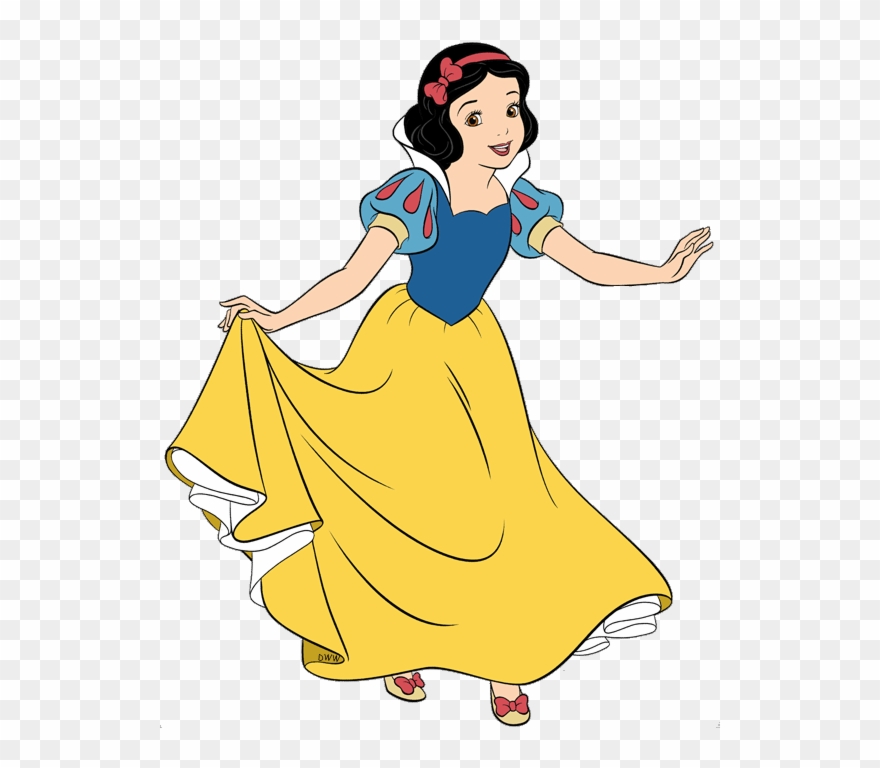 Snow White Clip Art 3 Disney Clip Art Galore Tinker - Snow White Dress Clipart - Png Download