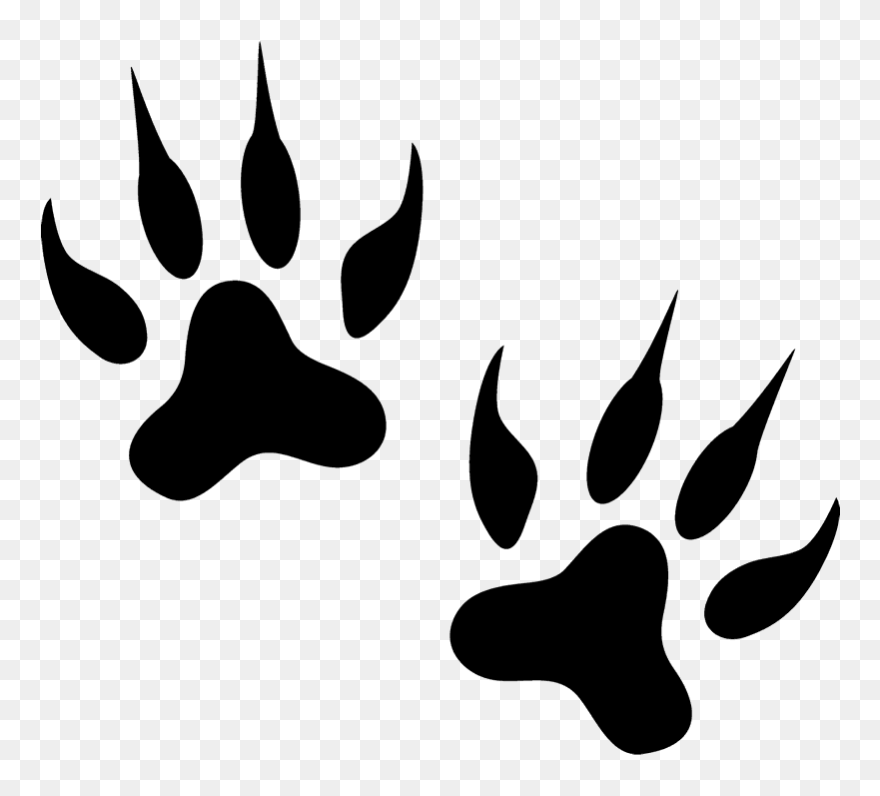 Tiger Tracks Rubber Stamp - Clip Art - Png Download