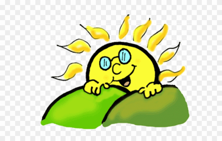 Sun Clipart Clipart Green - Sun Rise Gif Clipart - Png Download