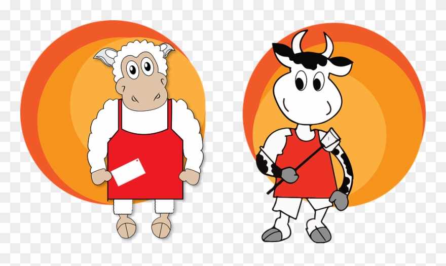 Thanksgiving Animated Pictures 5, Buy Clip Art - Cow And Sheep Png Transparent Png