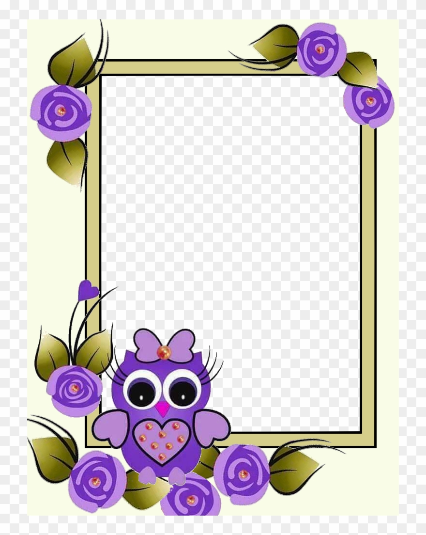 Pin By Mária Pospíšilová On My Frames For Children - Owl Clipart