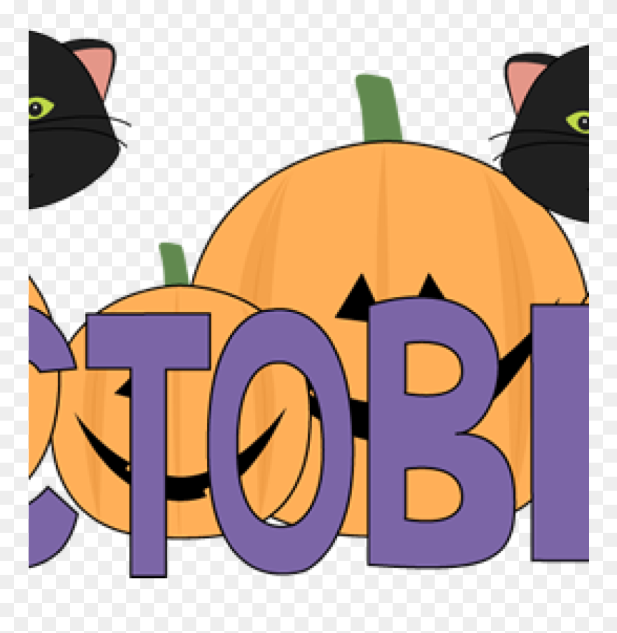 Clip Art For October Month Of October Clipart Free - October Border - Png Download