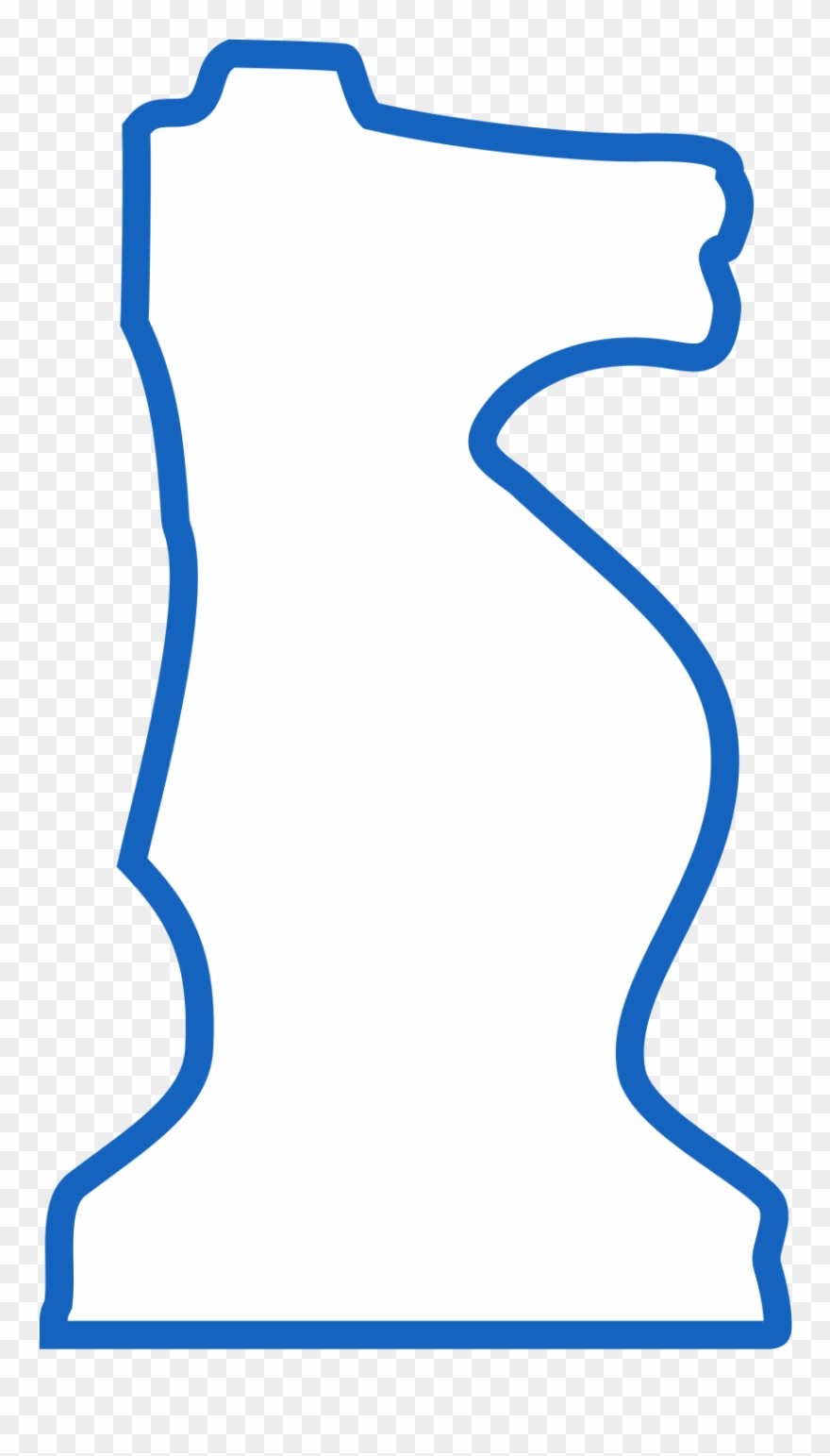 Silhouette Staunton Chess Piece Knight / Caballo Clipart