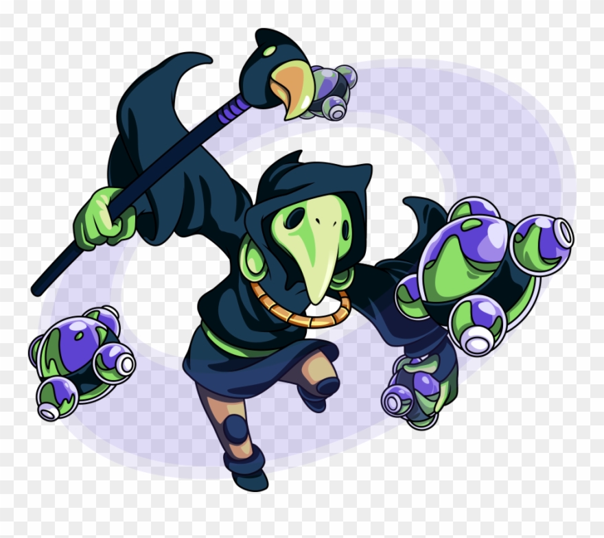 Plagueknight011 - Shovel Knight Plague Of Shadows Amiibo Clipart