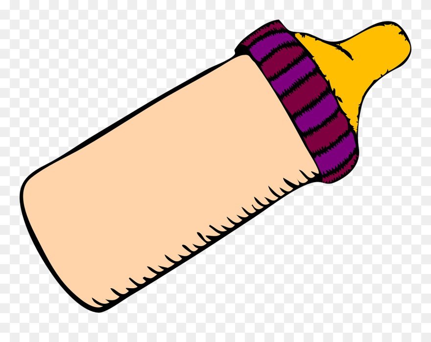 Collection Of Twin Babies Cliparts - Transparent Background Baby Bottle Clip Art - Png Download