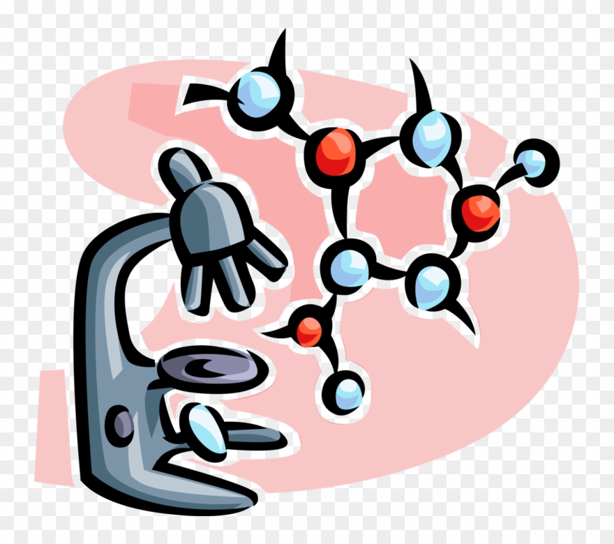 Vector Illustration Of Science Laboratory Microscope - Electron Microscopes Clipart - Png Download