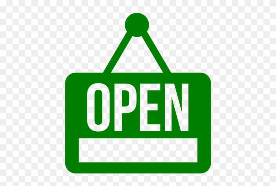 Open Sign Icon - Icon Clipart