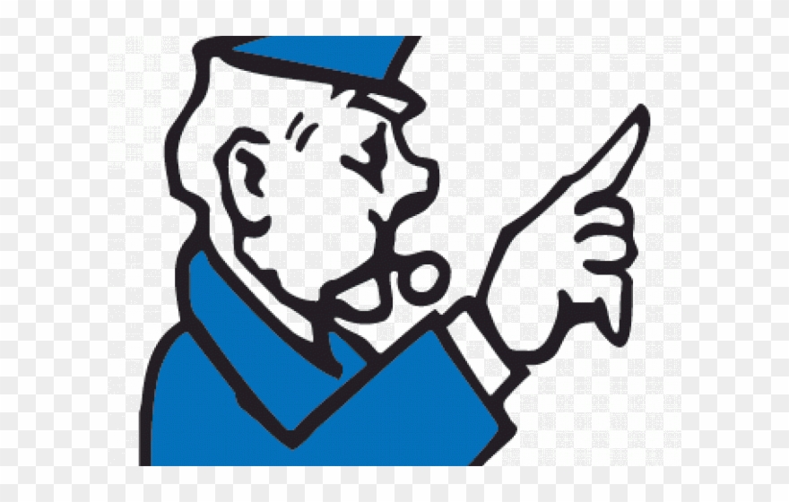 Prison Clipart Gates - Monopoly Go To Jail Man - Png Download