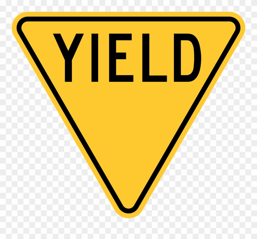 United States Sign - Yield Sign With No Background Clipart
