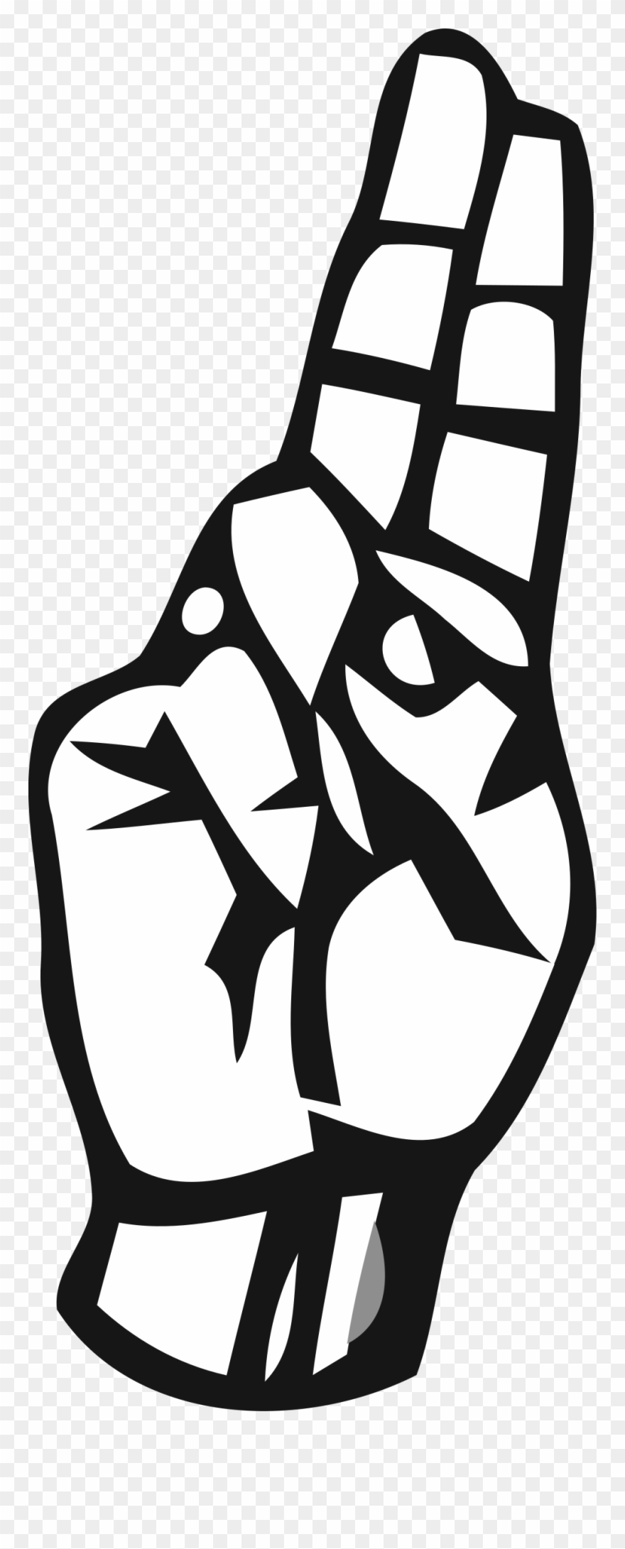 Big Image - Bruh Sign Language Png Clipart