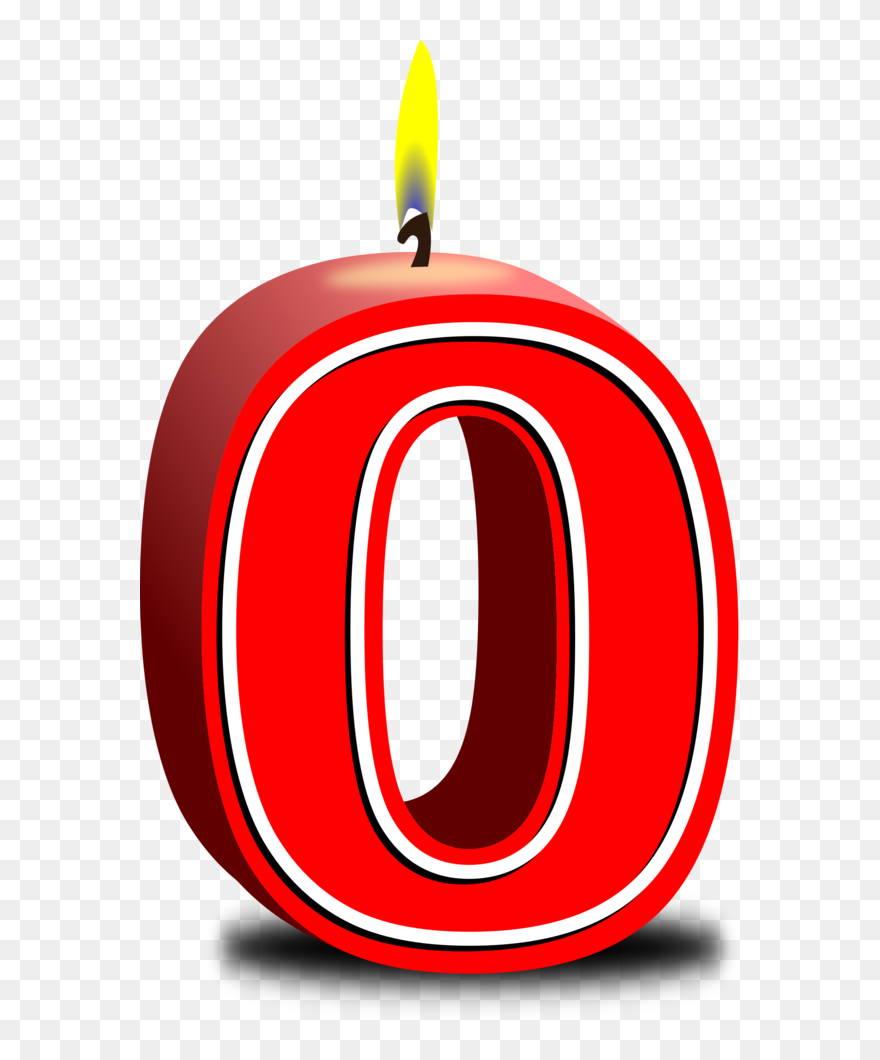 Number Cliparts Christmas 6, Buy Clip Art - Birthday Candles - Png Download