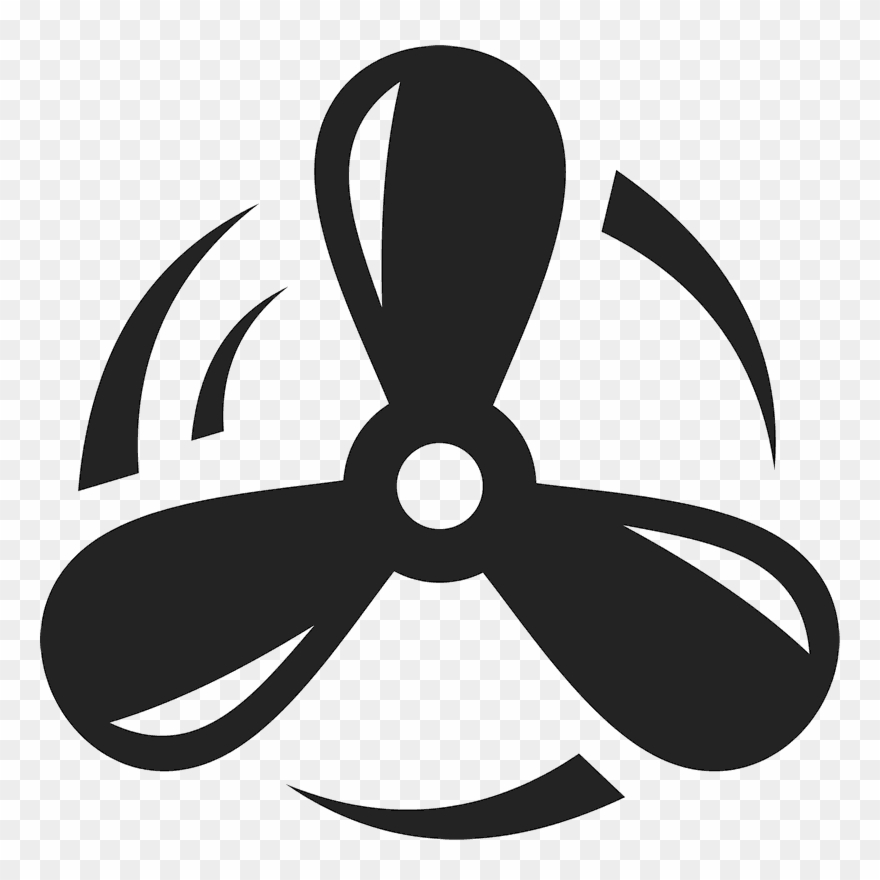 Propeller Rubber Stamp - Ship Propeller Clipart