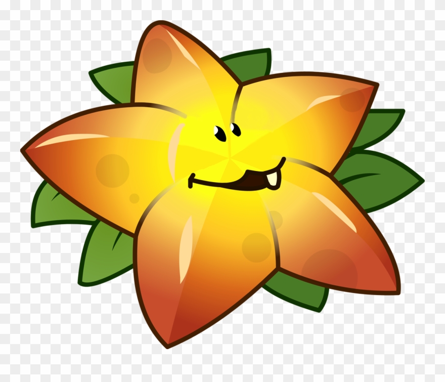 Star Fruit Png - Plant Versus Zombies 2 Best Plants Clipart
