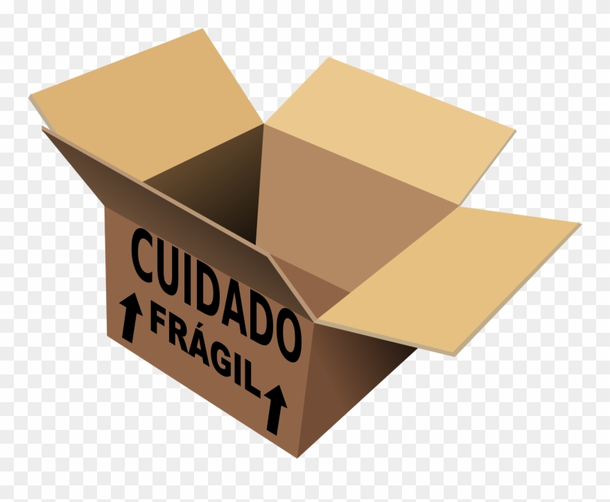 Shipping Box Cliparts 29, Buy Clip Art - Fragile Box Clipart - Png Download