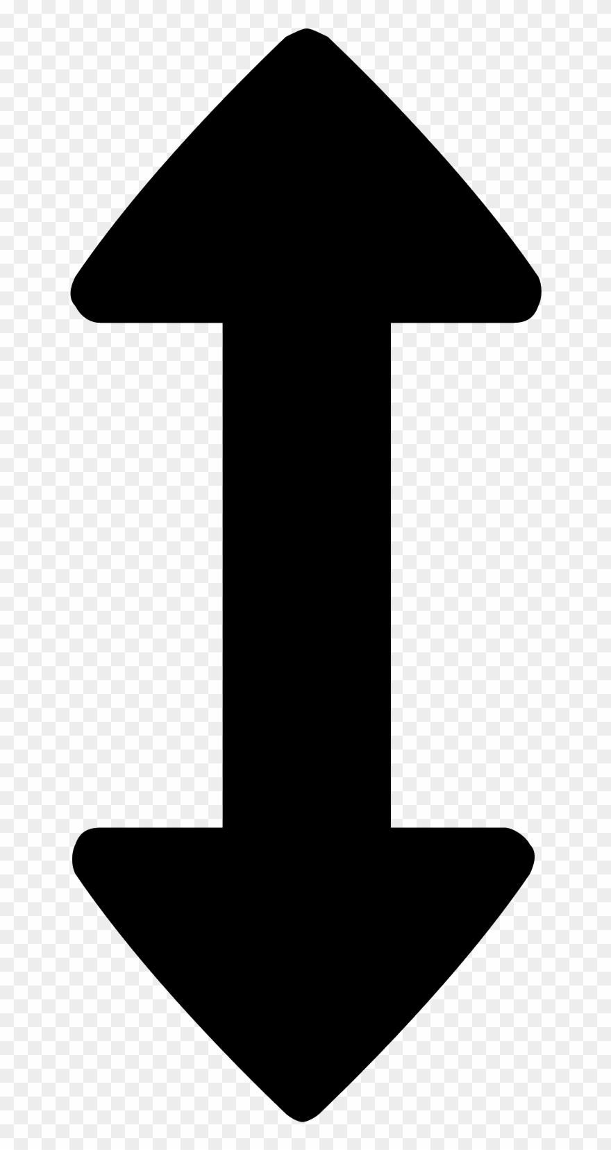 Resize Vertical Icon Free Download Png And Vector Rh - Vertical Arrow Clipart