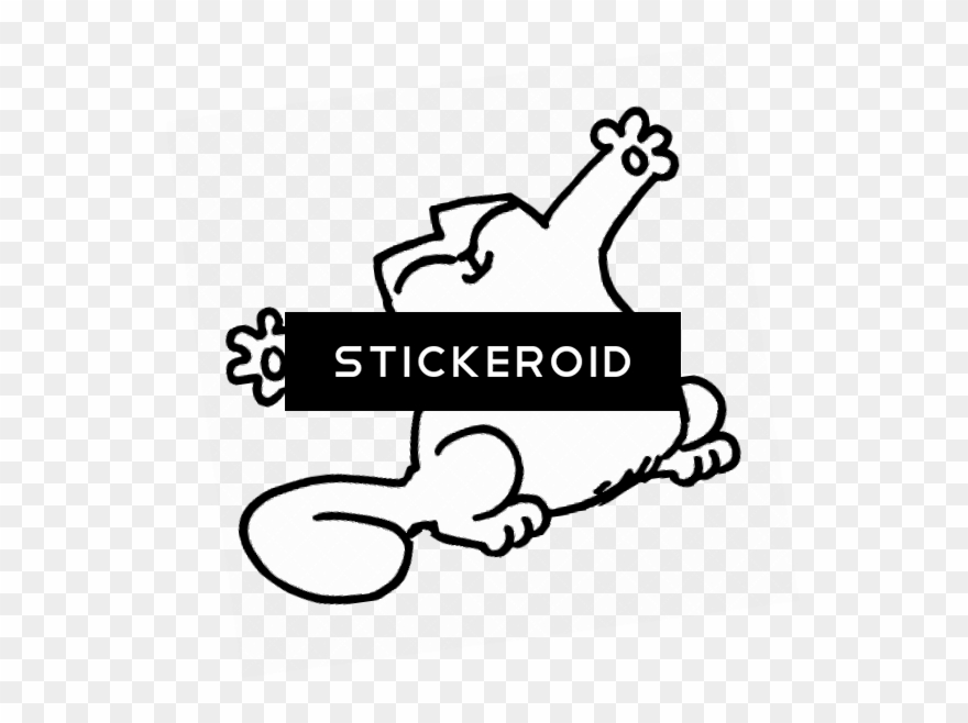 Стикер Кот Саймона - Simon's Cat In Love Clipart