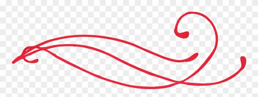 Swirl, Red, Decoration, Border, Curly - Red Swirl Transparent Background Clipart