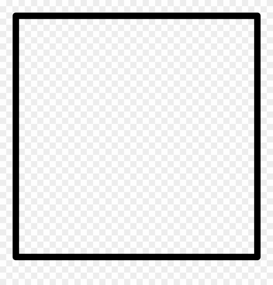 Rotational Symmetry Vs Lines - Regular Quadrilateral Clipart