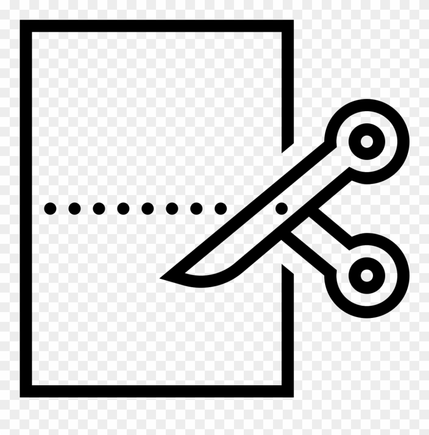 Cut Paper Icon - Paper Clipart