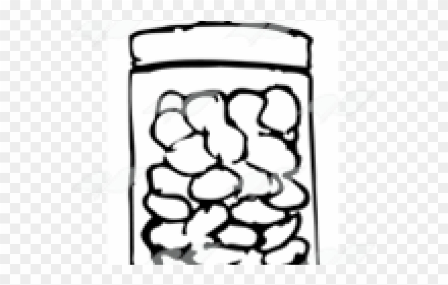 Cotton Clipart Outline - Cotton Balls Clip Art Black And White - Png Download