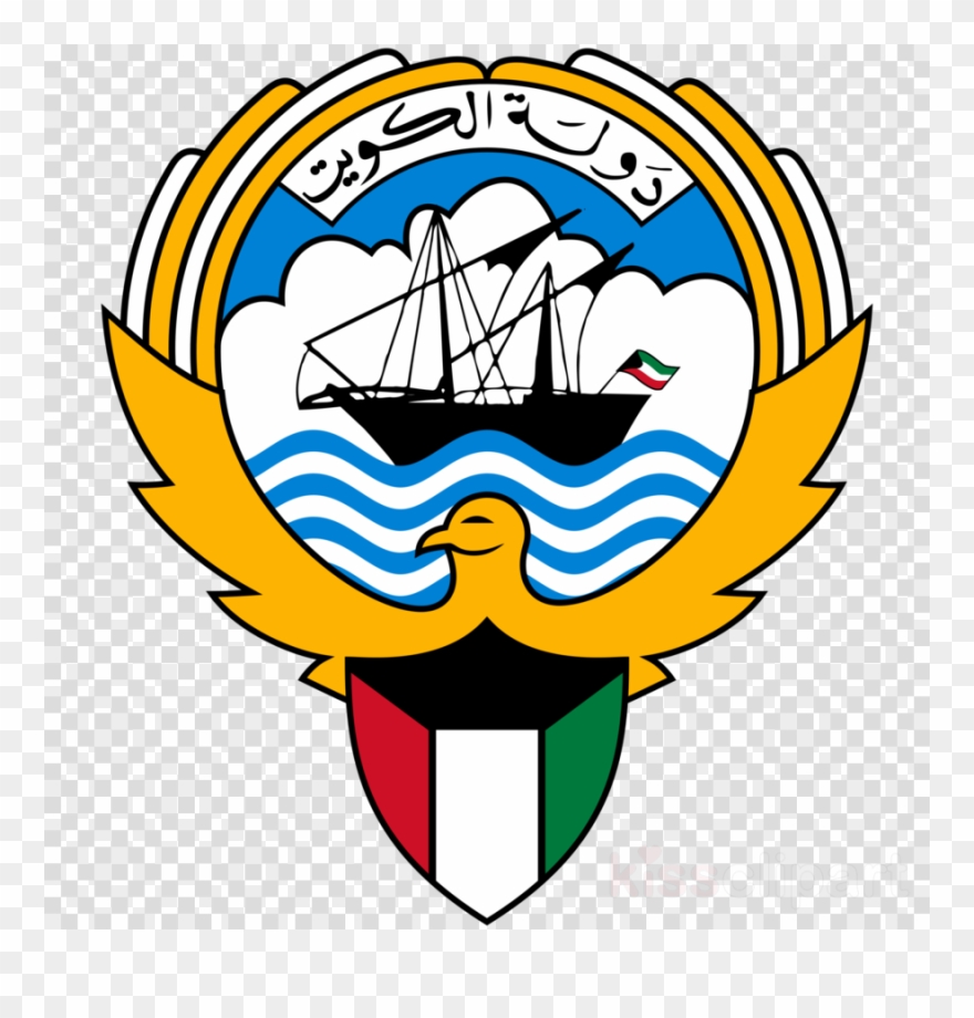 Download Kuwait Coat Of Arms Clipart Emblem Of Kuwait - Kuwait Emblem - Png Download