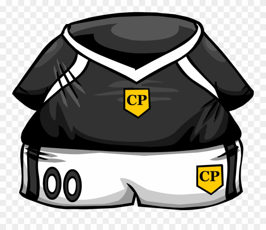 Black Club Penguin Wiki Fandom Powered By - Soccer Jersey Club Penguin Clipart