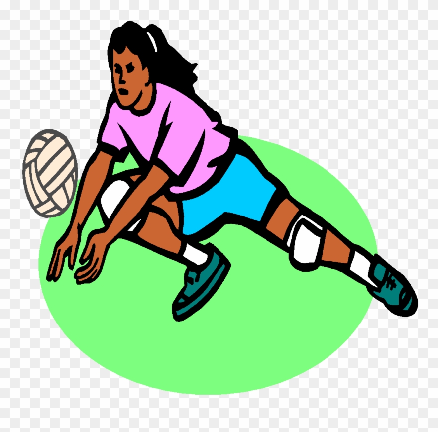 Volleyball - Girls - Volleyball Girls Png Clipart