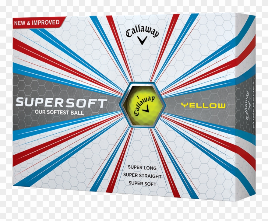 Supersoft Yellow Golf Balls - Callaway Supersoft Clipart