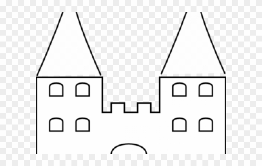 Palace Clipart Simple - Clip Art - Png Download