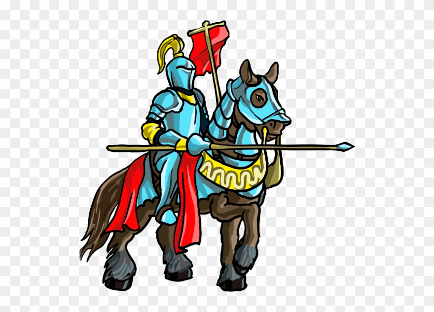 Cartoon Knight Drawing At Getdrawings Com Free - Knight On Horse Cartoon Png Clipart
