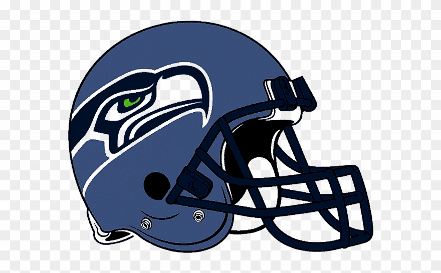 Seahawks Helmet Drawing Clipart Seattle Seahawks New - Blue And Yellow Football Helmet - Png Download